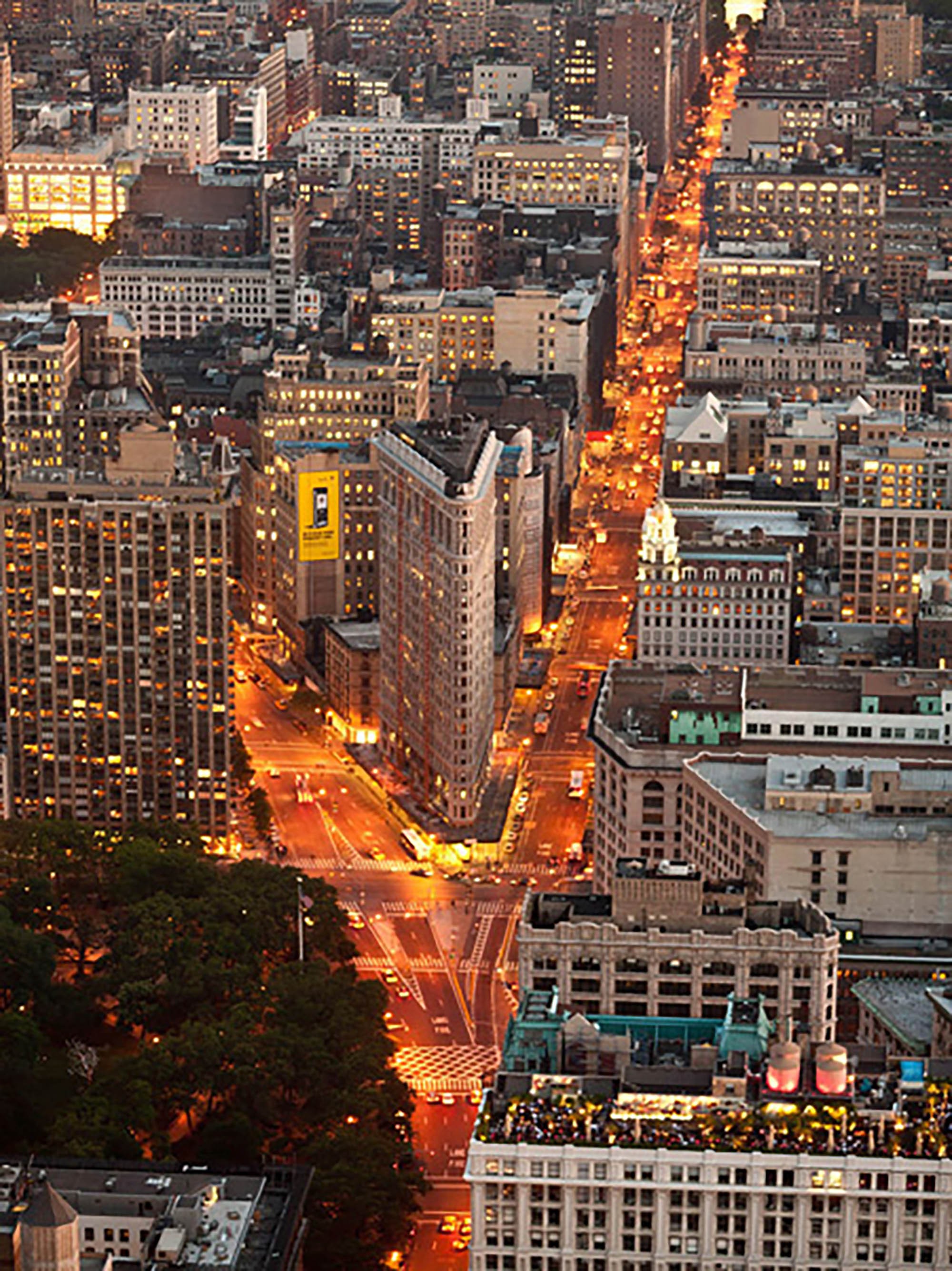 Vista aérea del edificio Flatiron, Nueva York