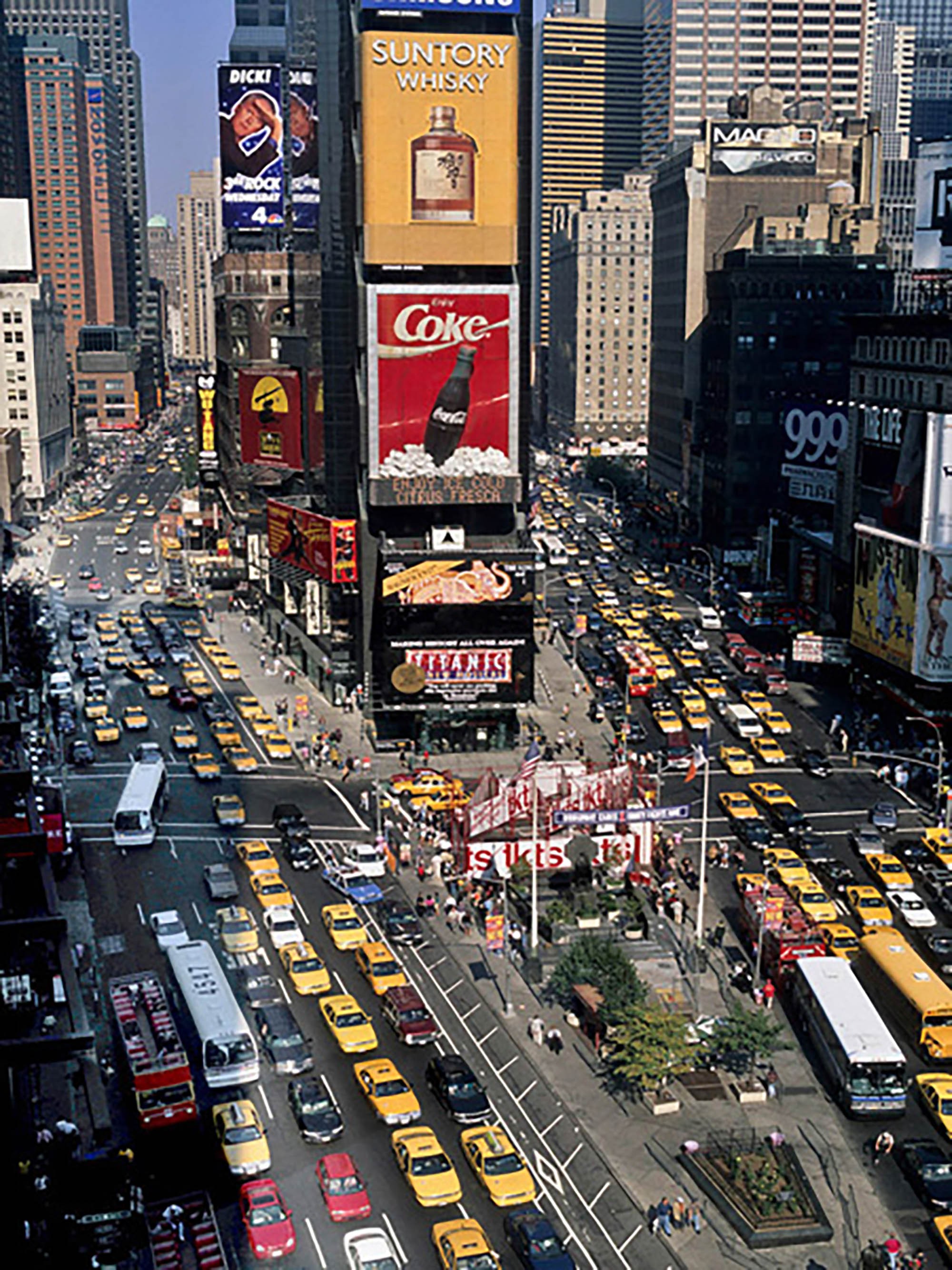 Tráfico en Times Square, Nueva York