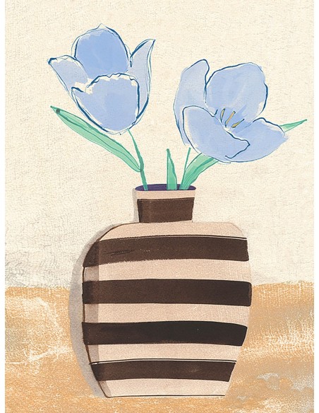 Jarrón con tulipanes II