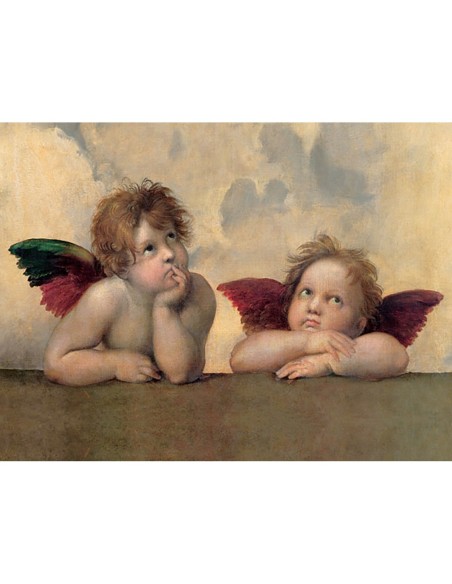 Ángeles - Madonna Sixtina (detalle)