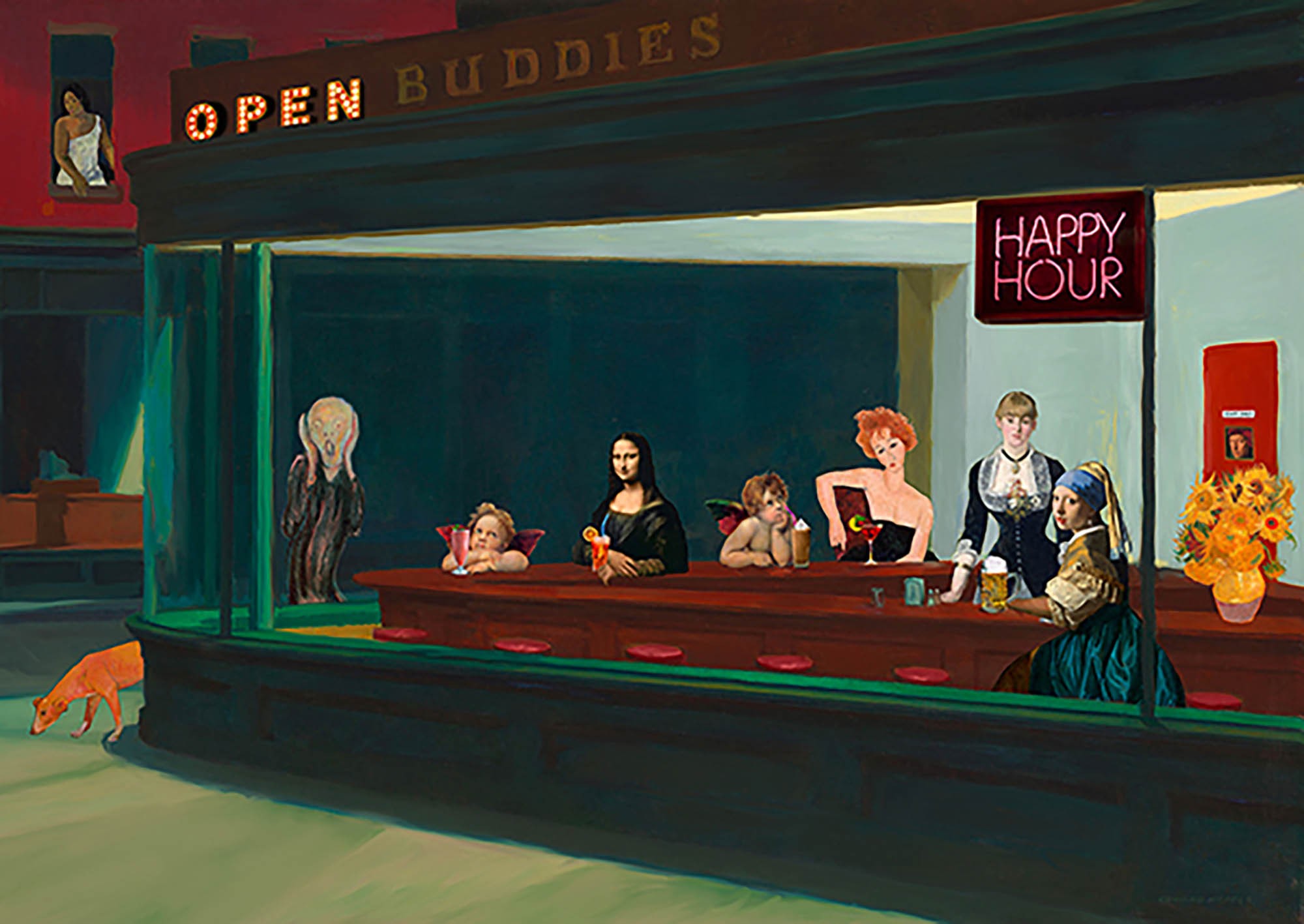 Una noche de arte (detalle)