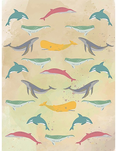 Patrón de vida silvestre IV (multicolor)