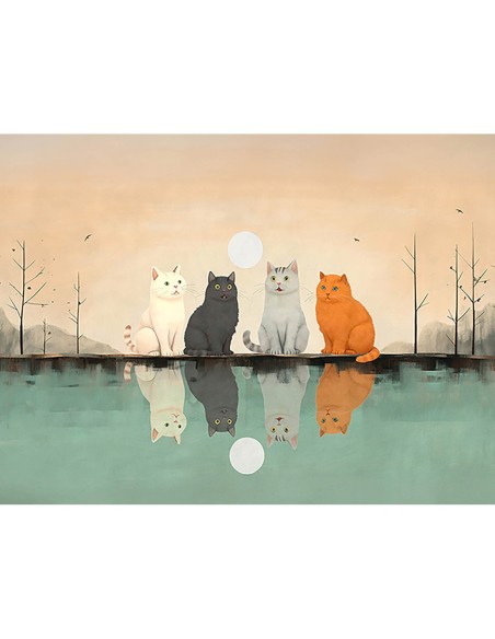 Amigos a la luz de la luna