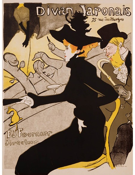 Póster de diván japonés