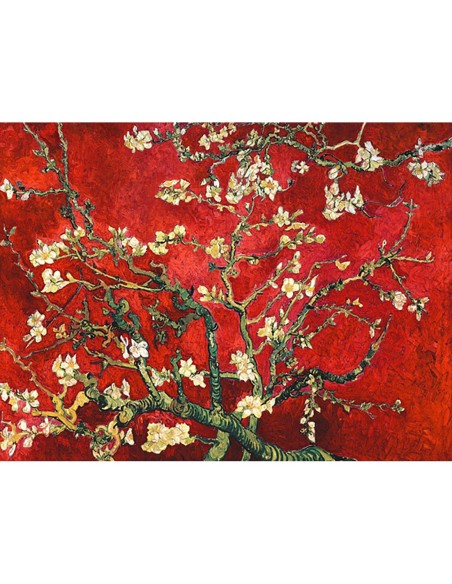 Van Gogh Deco - Flor de almendro (variación roja)