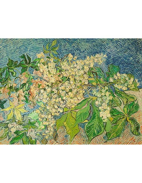 Rama de castaño en flor