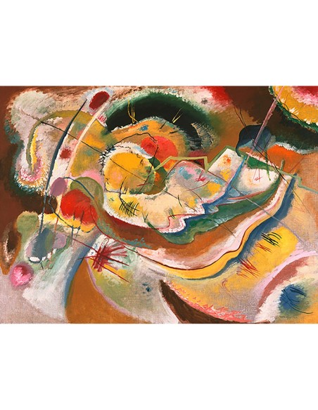 Pequeño cuadro con amarillo (Improvisación), 1914