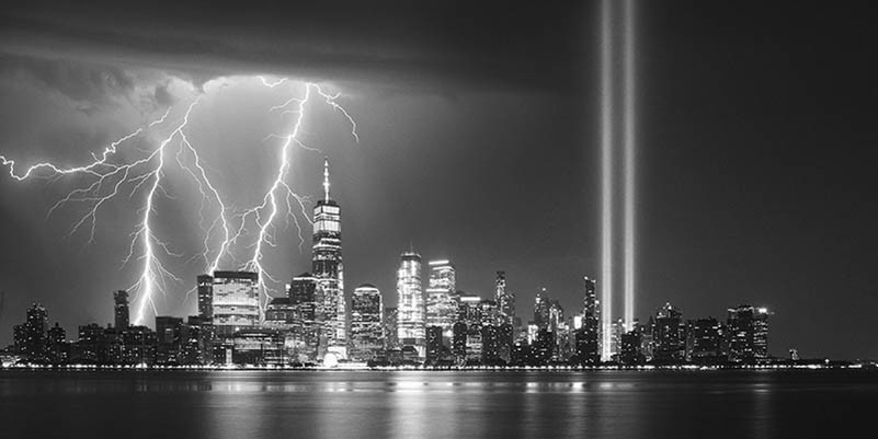 Un homenaje a la luz, Nueva York (blanco y negro)