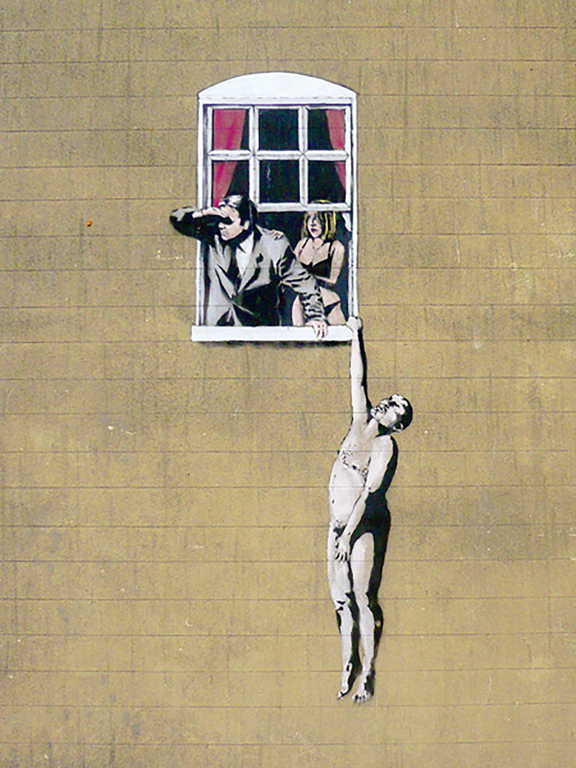 Park Street, Bristol (grafiti atribuido a Banksy)