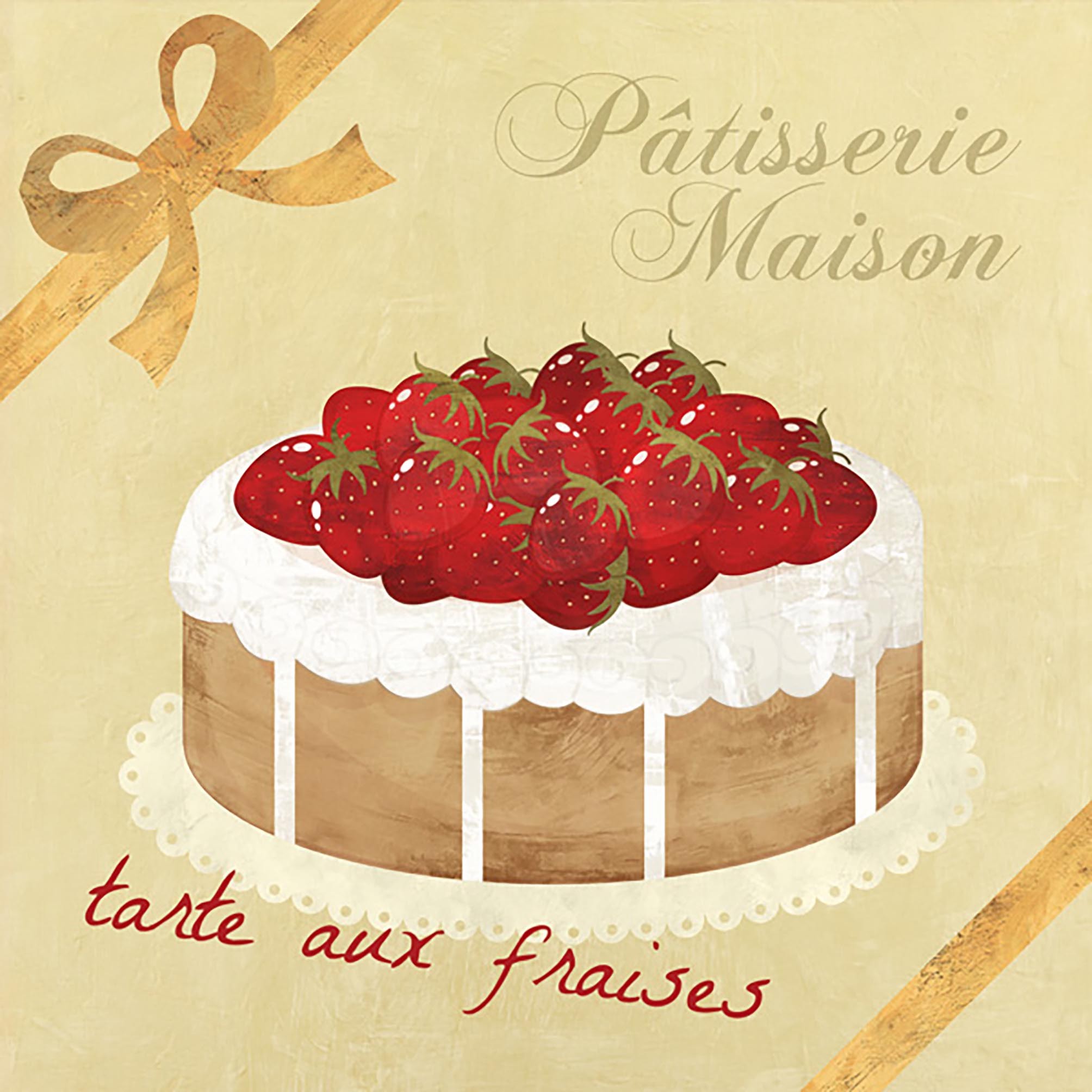 Pastel de fresas