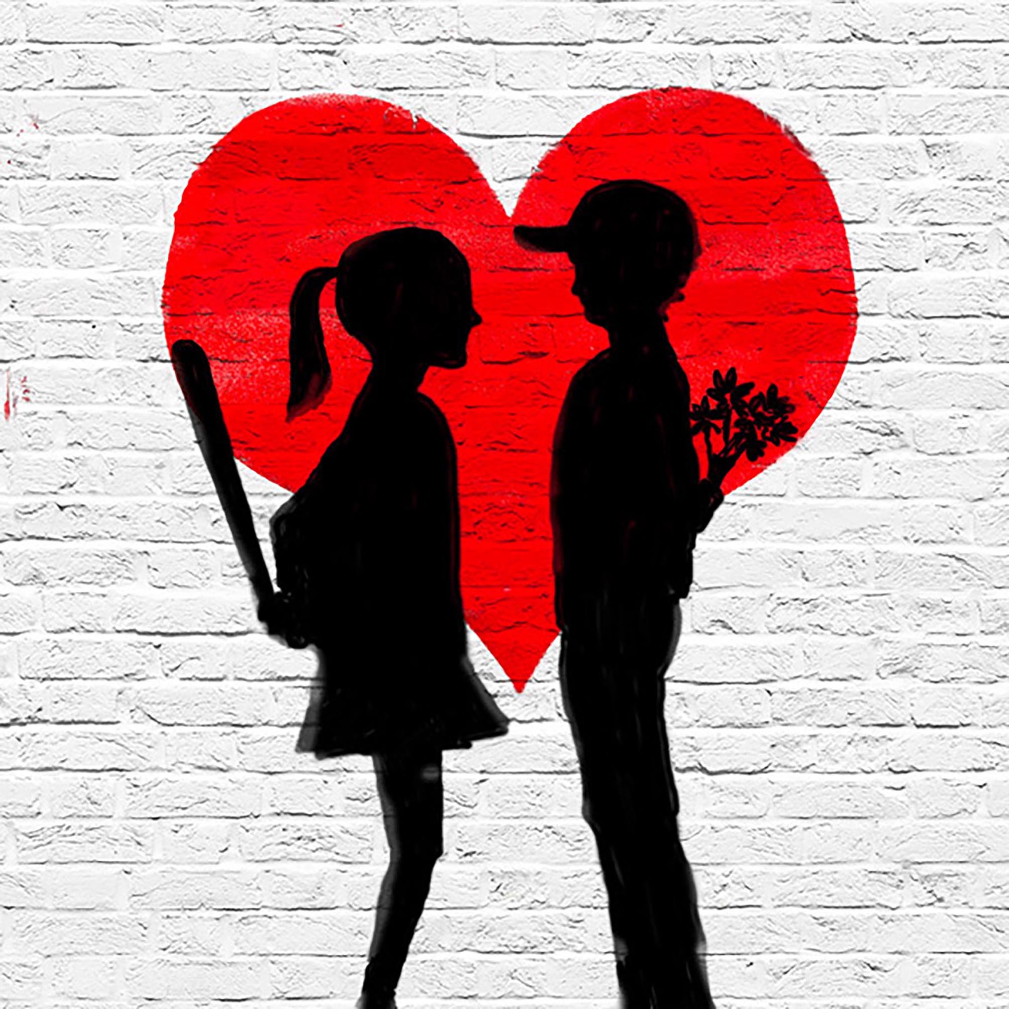 Romance bajo la lluvia (detalle)