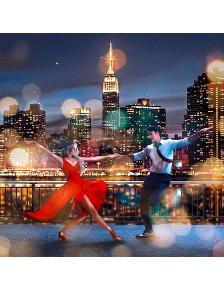 Bulevar de árboles (detalle, blanco y negro)