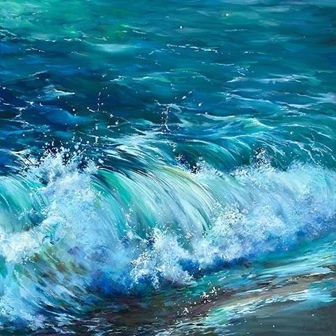 Sentado junto al mar