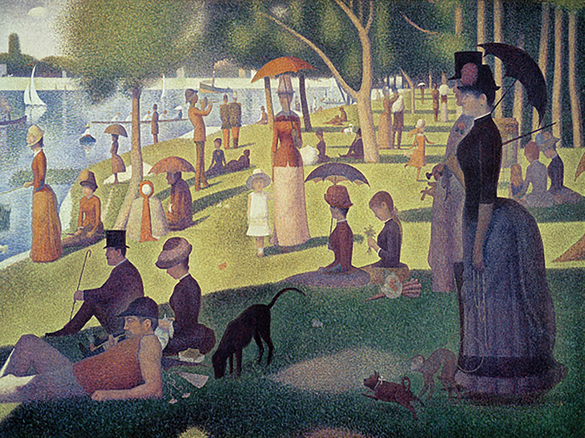 Après-midi en la isla de La Grande Jatte