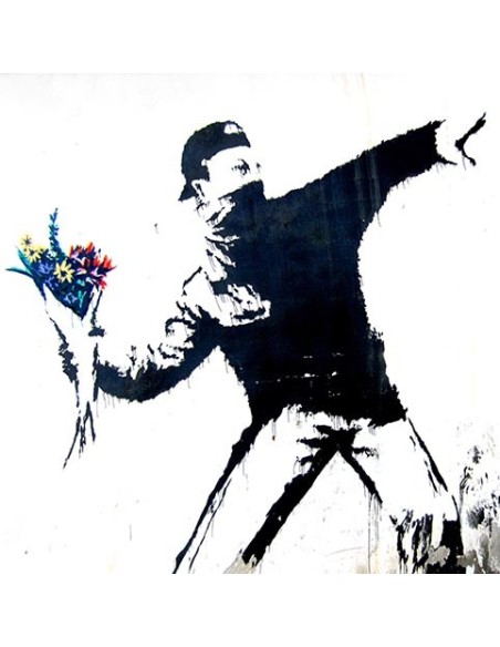 Belén, Palestina (graffiti atribuido a Banksy, detalle)