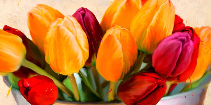 Paisaje de colores I