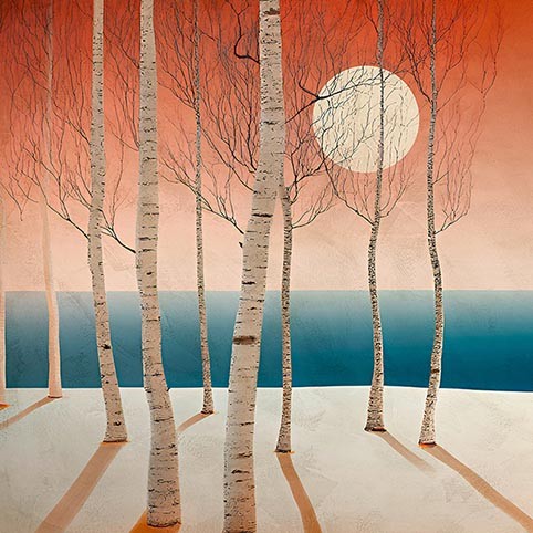 Composición con azul y amarillo