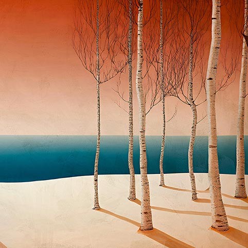 Composición con líneas y colores