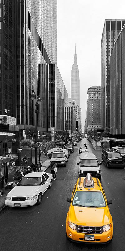 Taxis en Manhattan, Nueva York