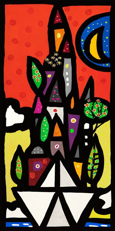 El país vive en la pequeña embarcación.