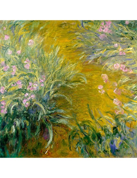 El camino a través de los lirios