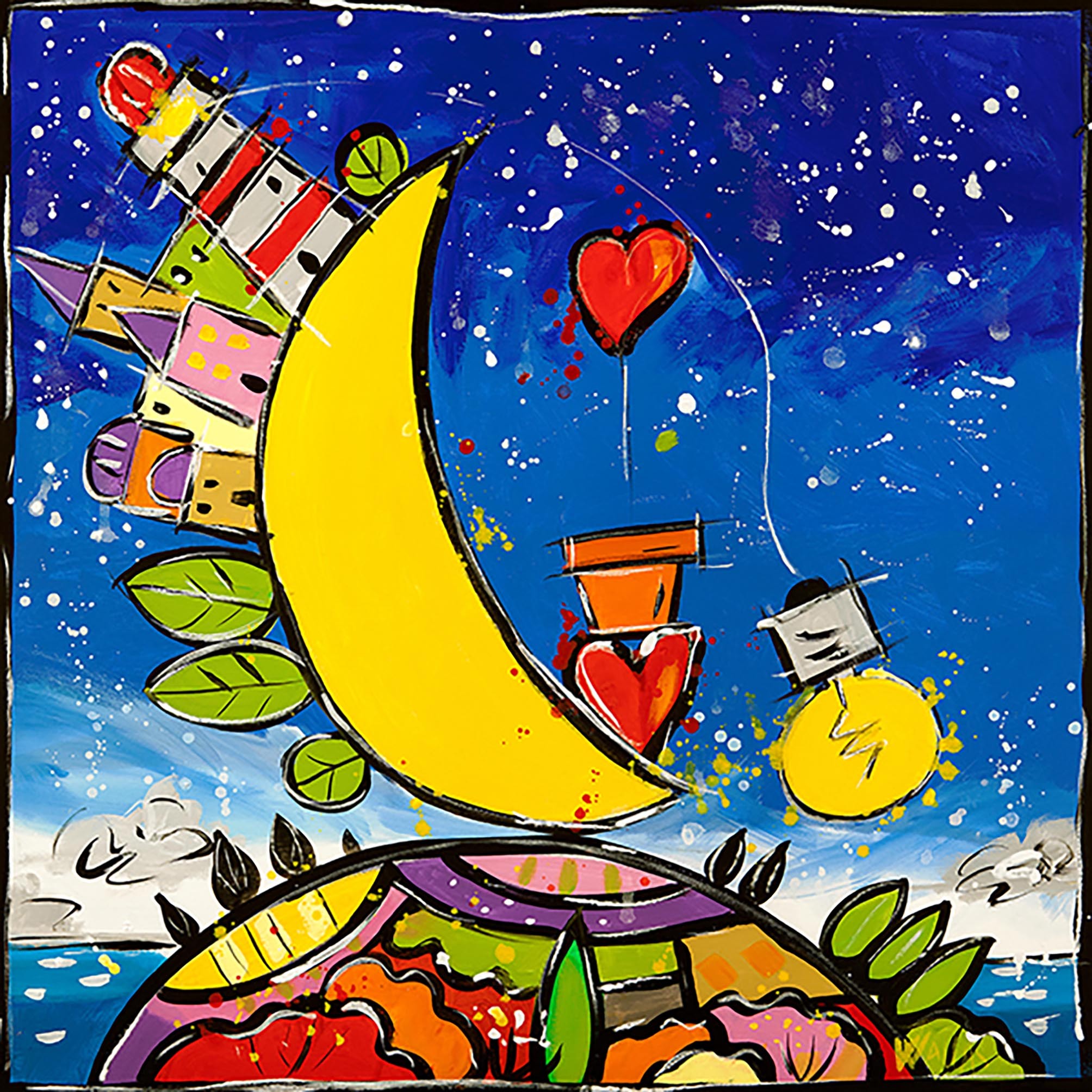 Mira esa luna, mira ese amor.