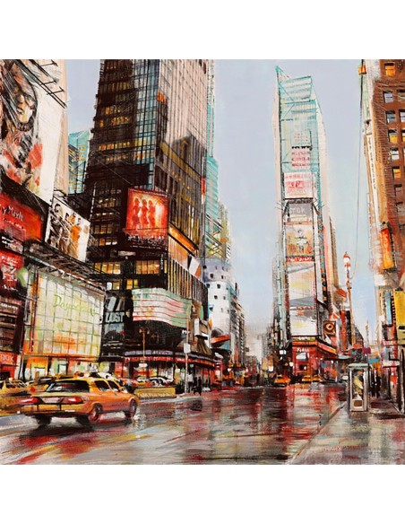 Taxis en Times Square