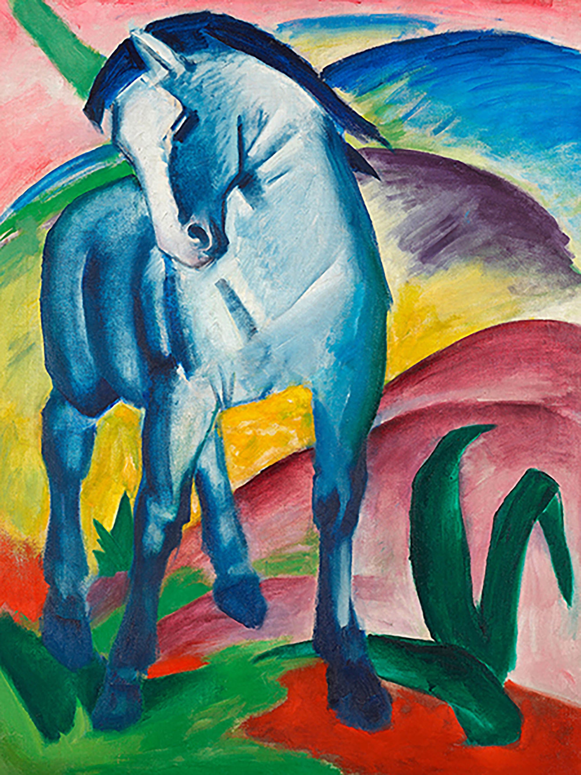 Caballo azul I