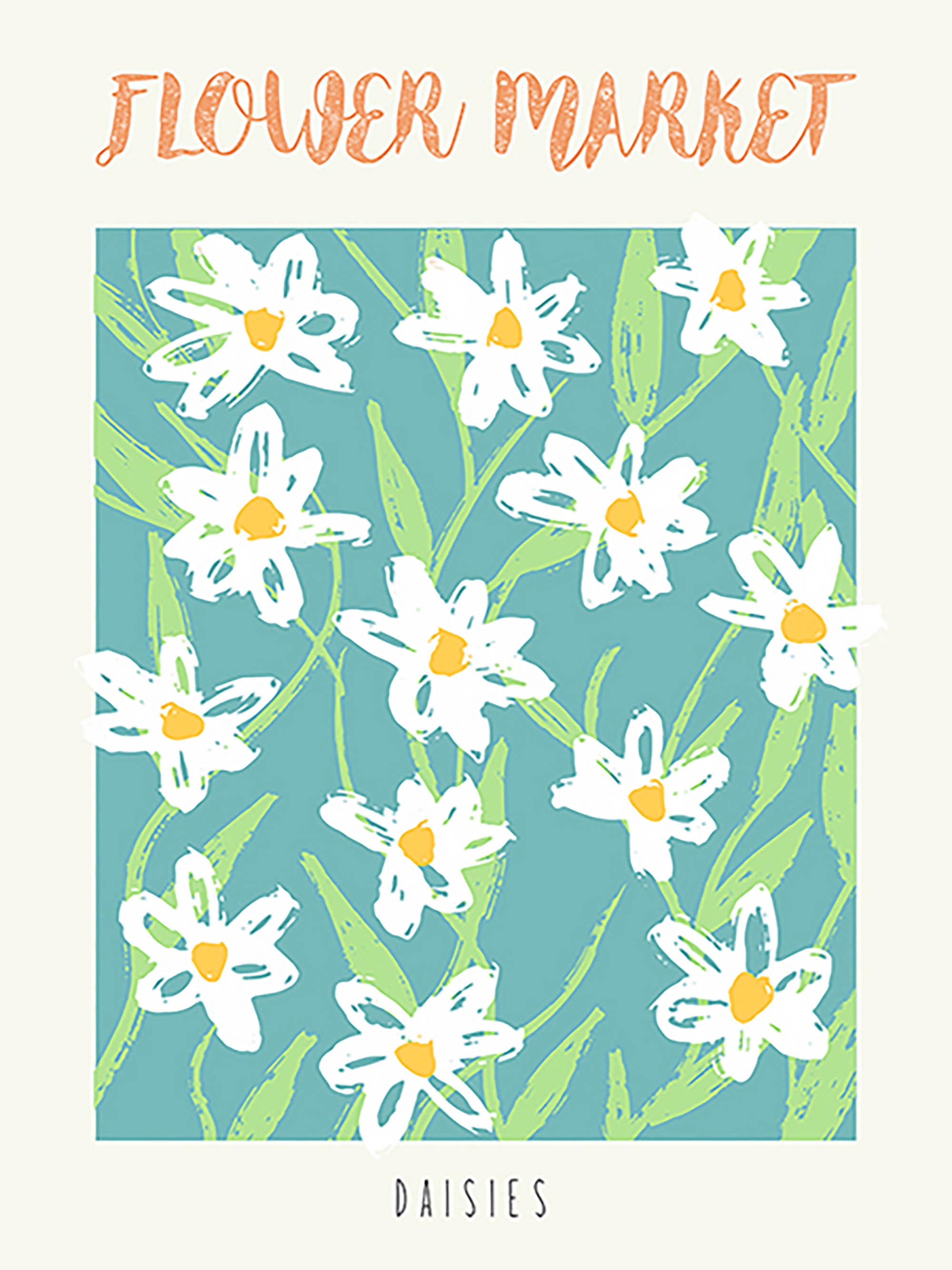 Mercado de flores: Margaritas