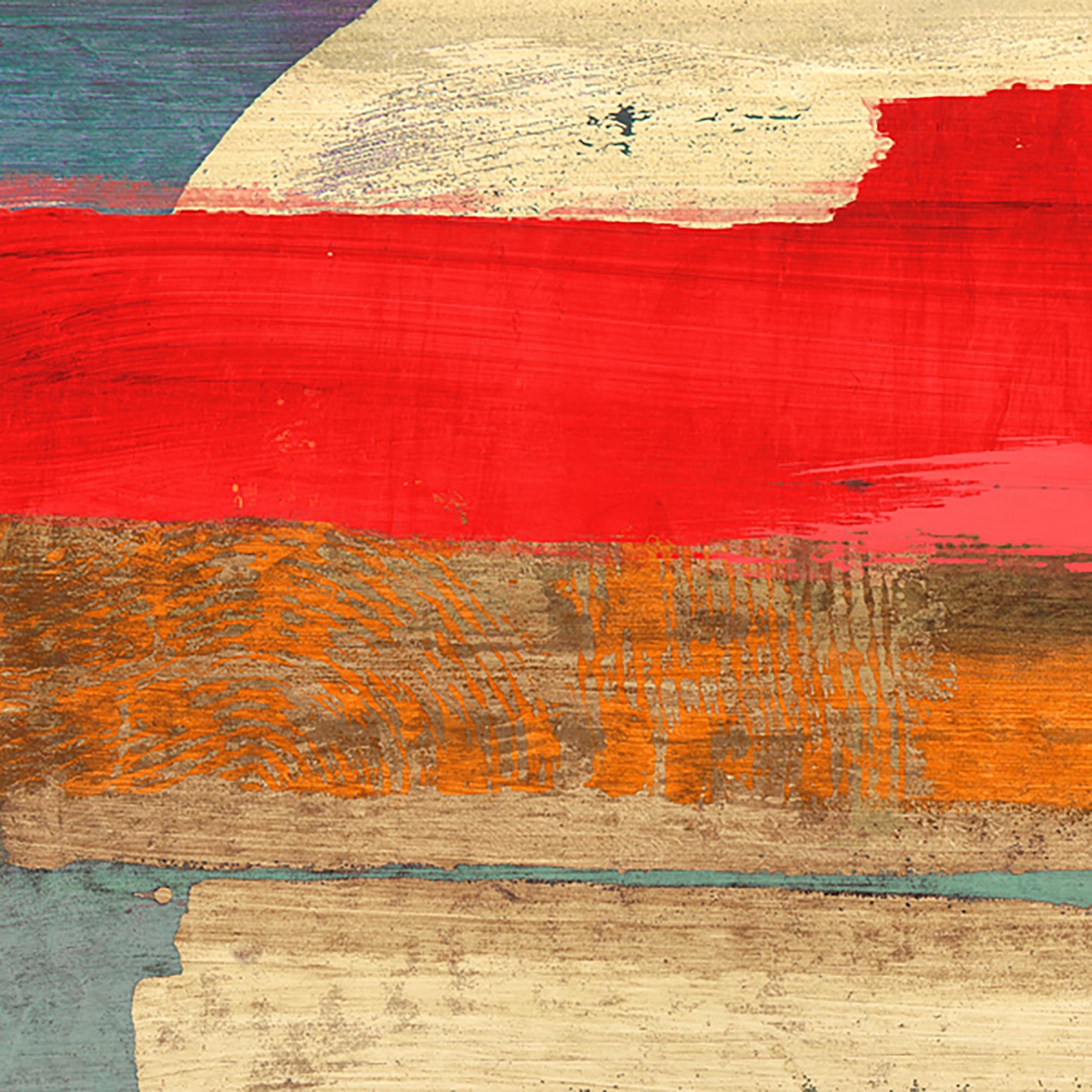 La luna saliendo del cielo carmesí I