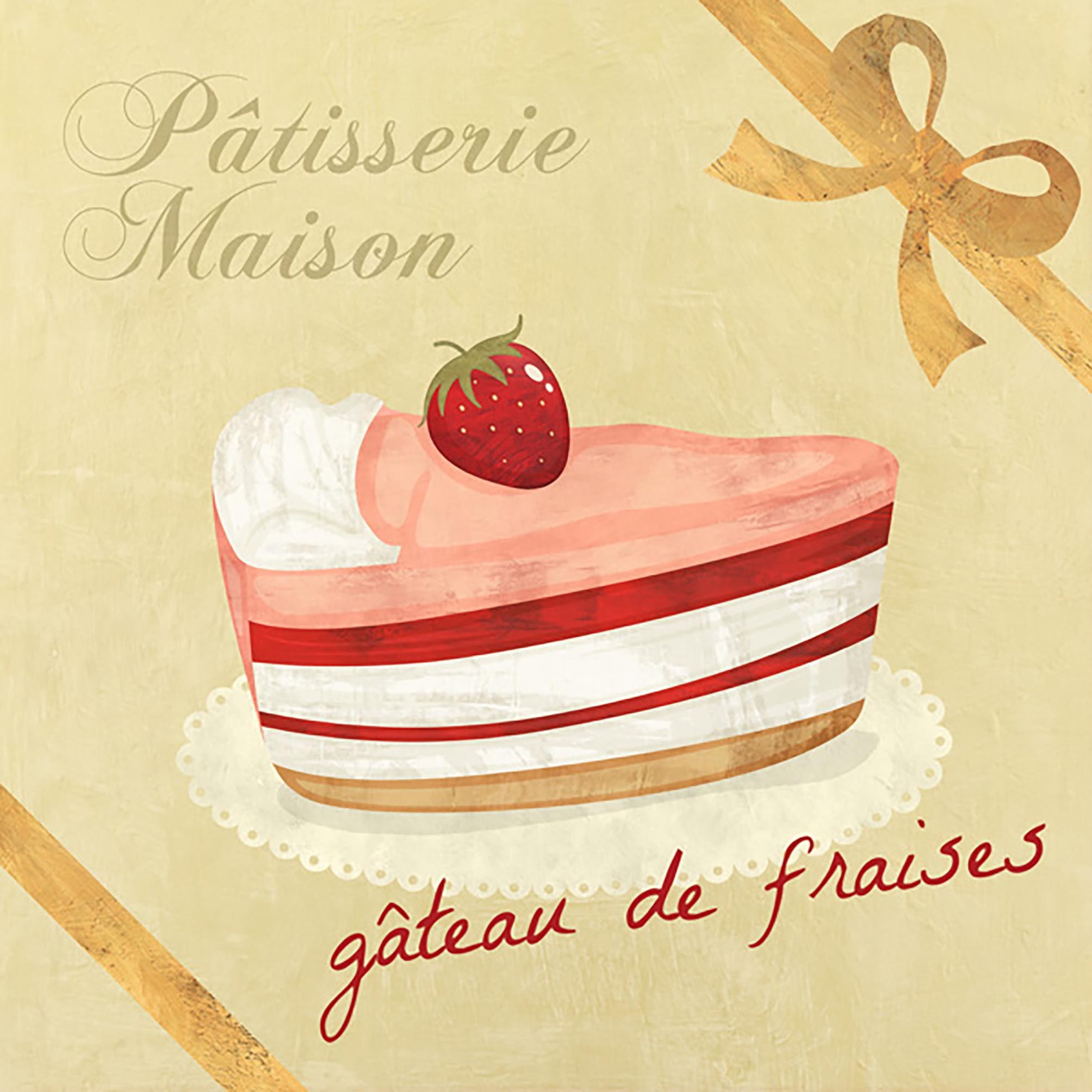 Pastel de fresas