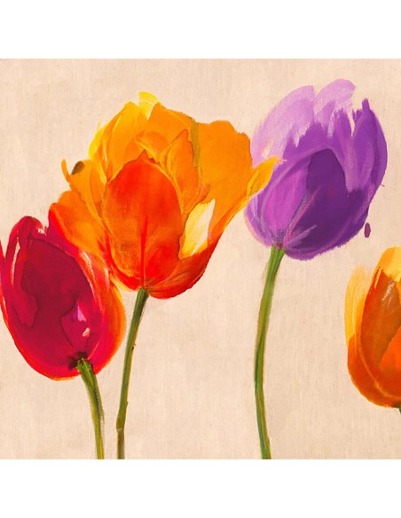 Tulipanes y colores (detalle)