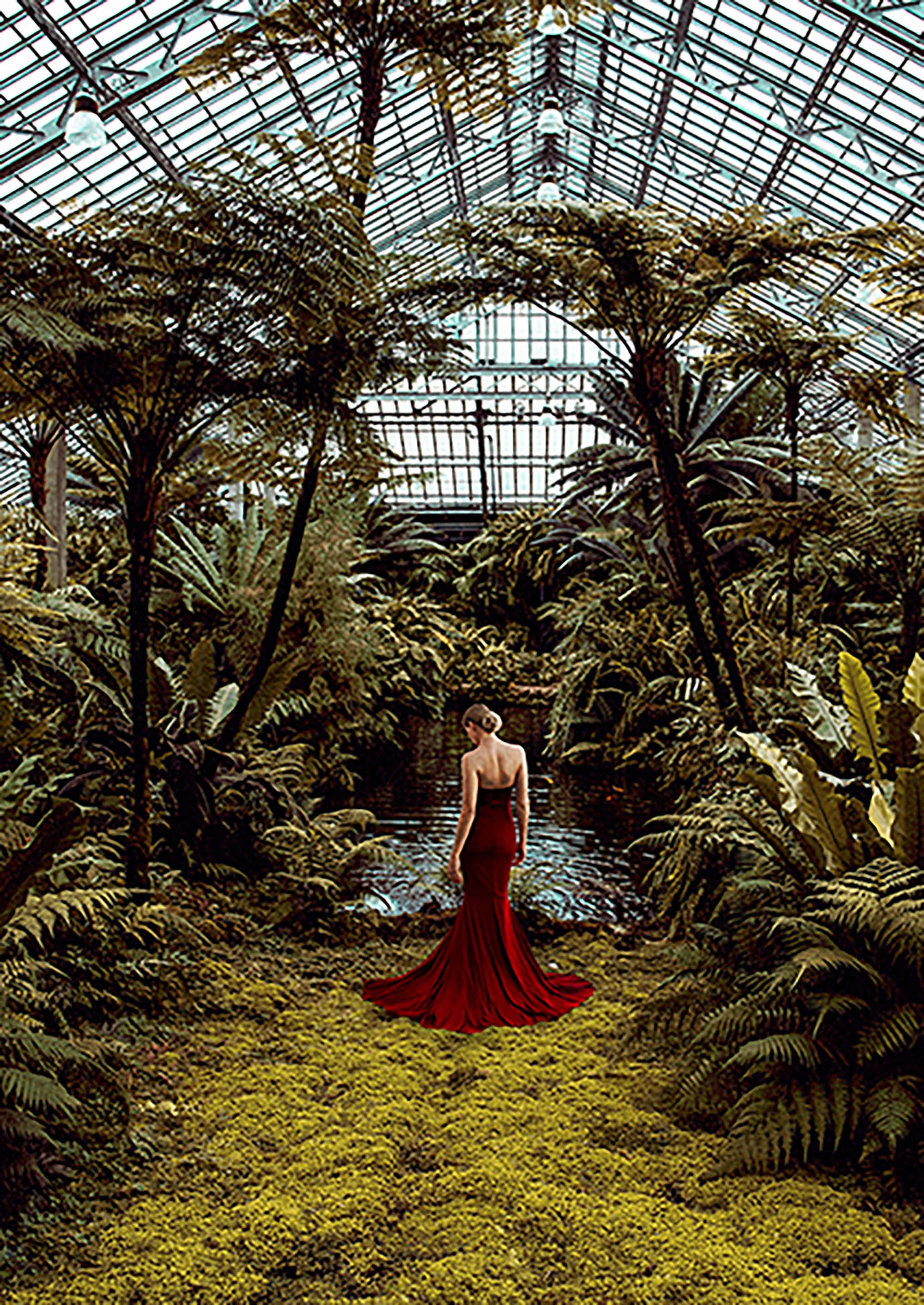 Paisaje femenino no convencional n. 2, Jardín de invierno (detalle)