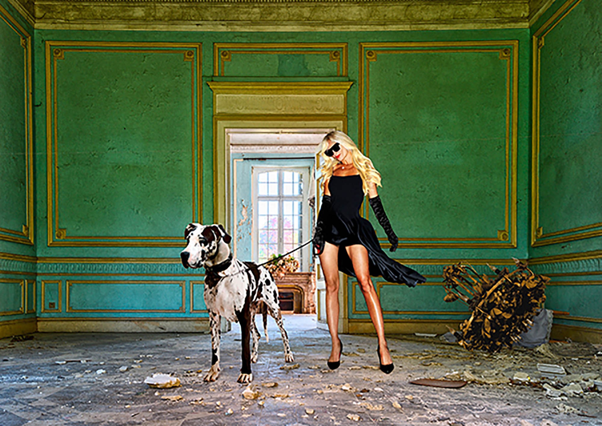 Paisaje femenino poco convencional 7, En el palacio