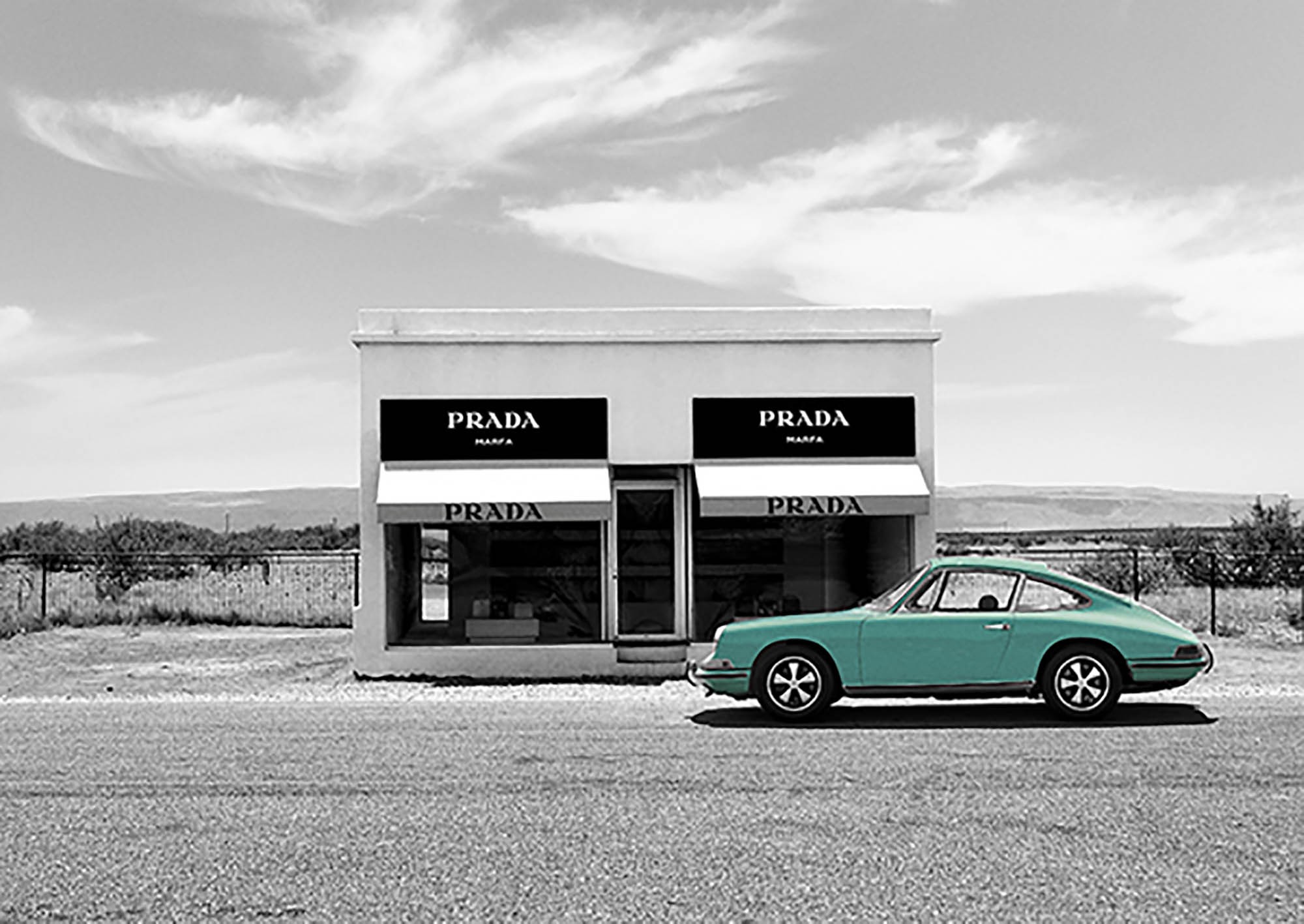Marfa, Texas (BW)