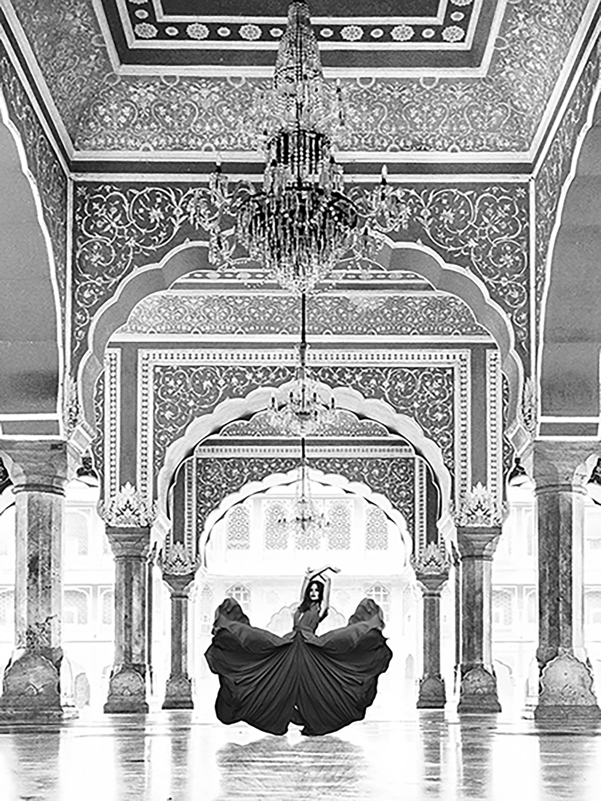 Palacio en Jaipur, India (BW)