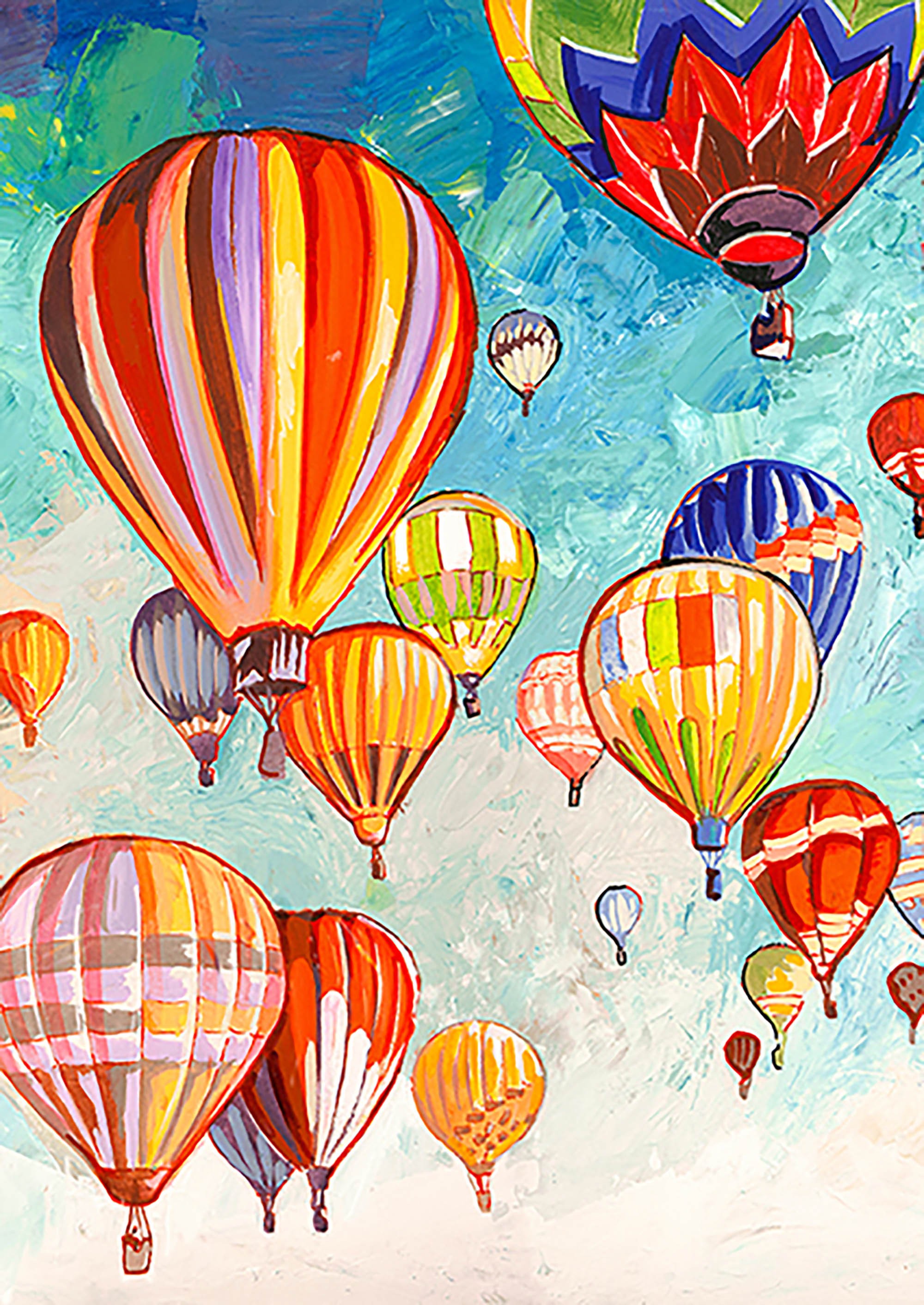 Baile en globo aerostático (detalle)