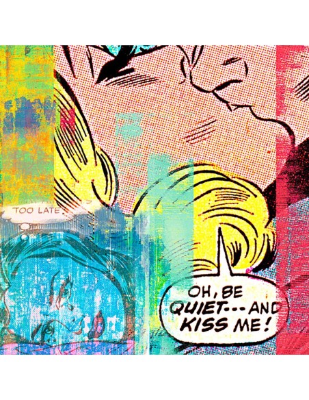 ¿Cállate? ¡Y bésame!