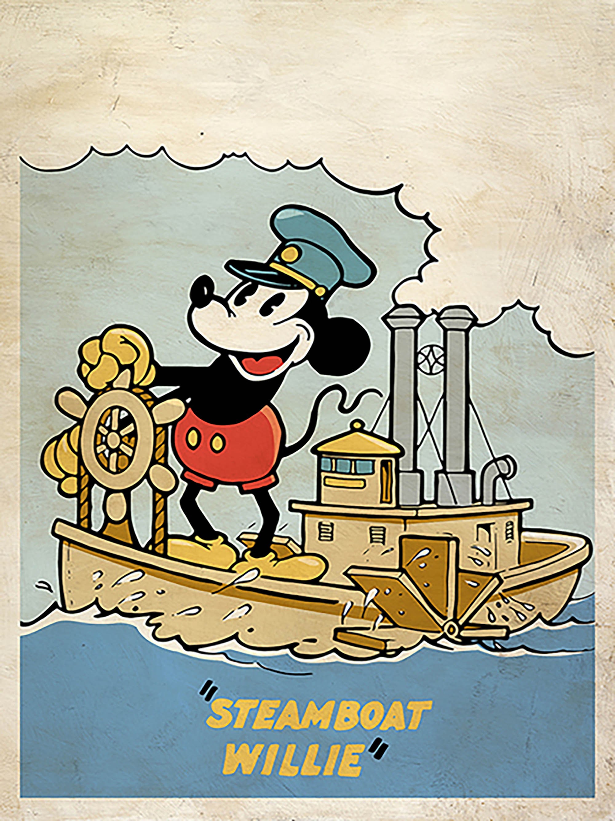 Póster de Steamboat Willie