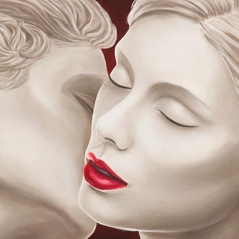 Amantes eternos (detalle)