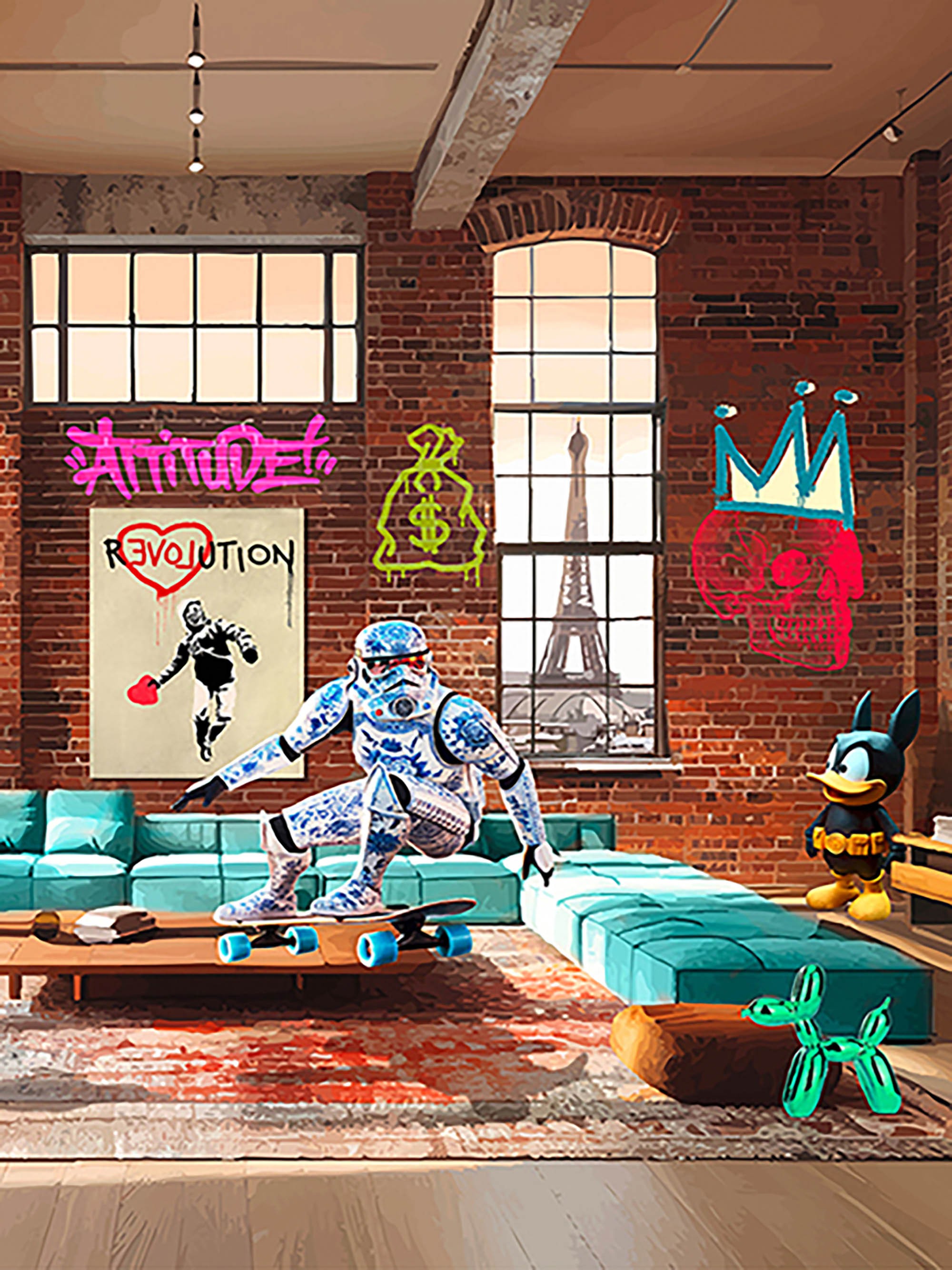 Surrealoft, Actitud (detalle)