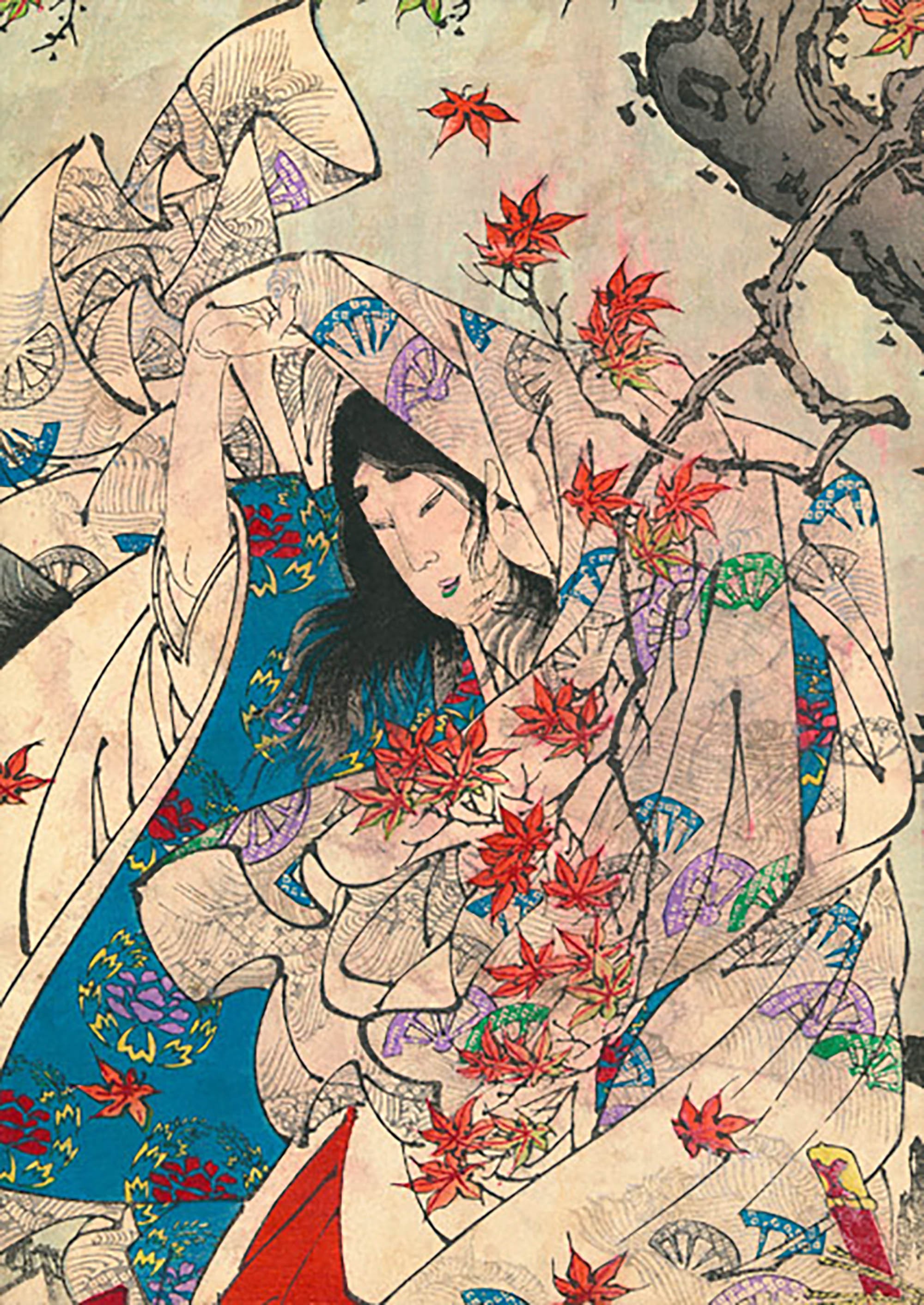 Recolección de hojas de arce