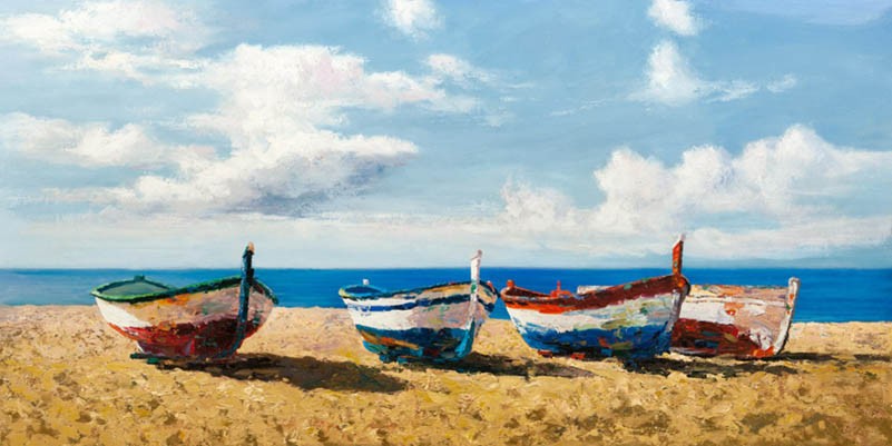 Barcos en la playa