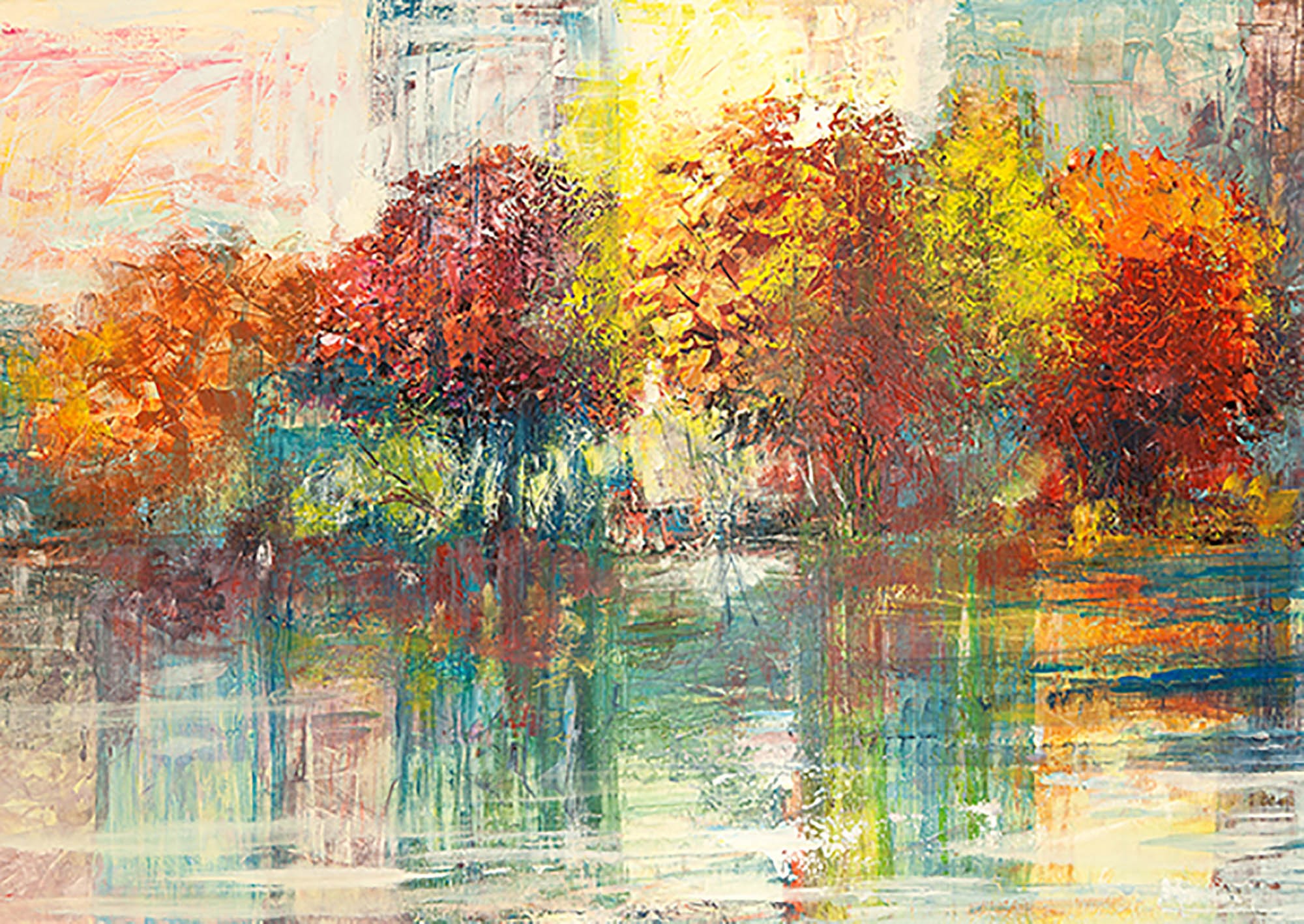 Reflexiones de Central Park (detalle)