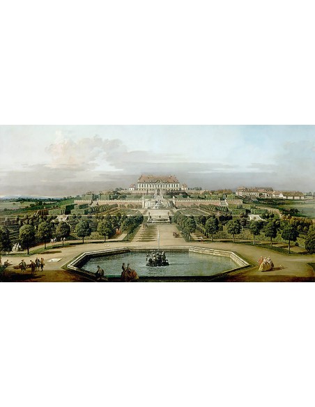 Vista del jardín del Palacio de Verano del Kaiser (detalle)