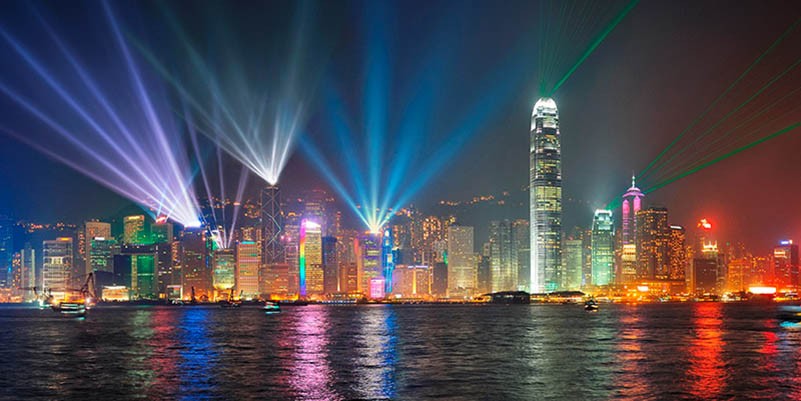 Sinfonía de luces, Hong Kong