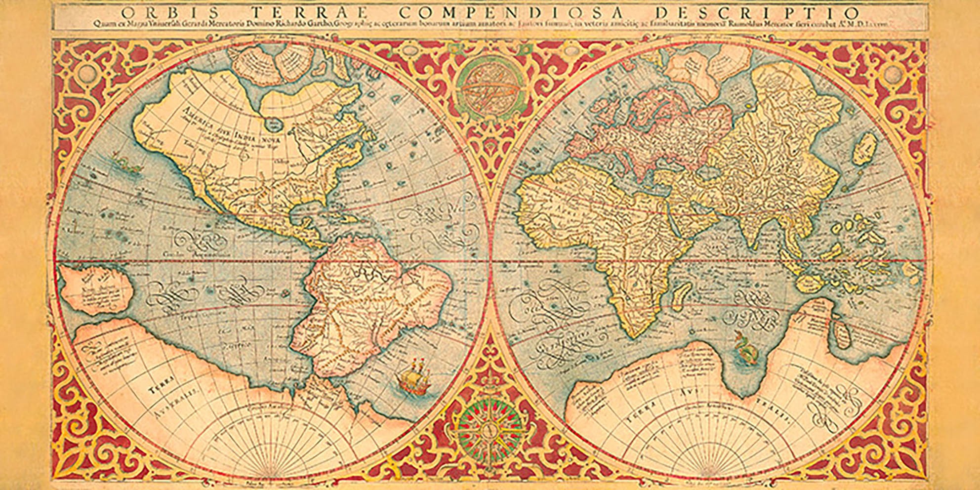Orbis Terrae Compendiosa Descripción, 1587