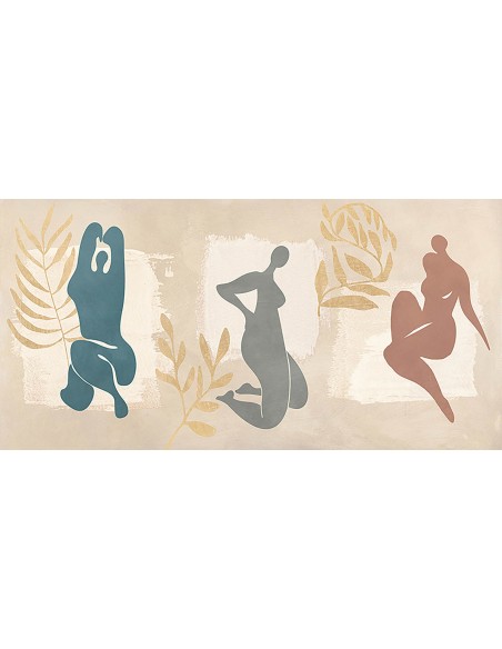 Tres estudios sobre la belleza femenina (hojas)