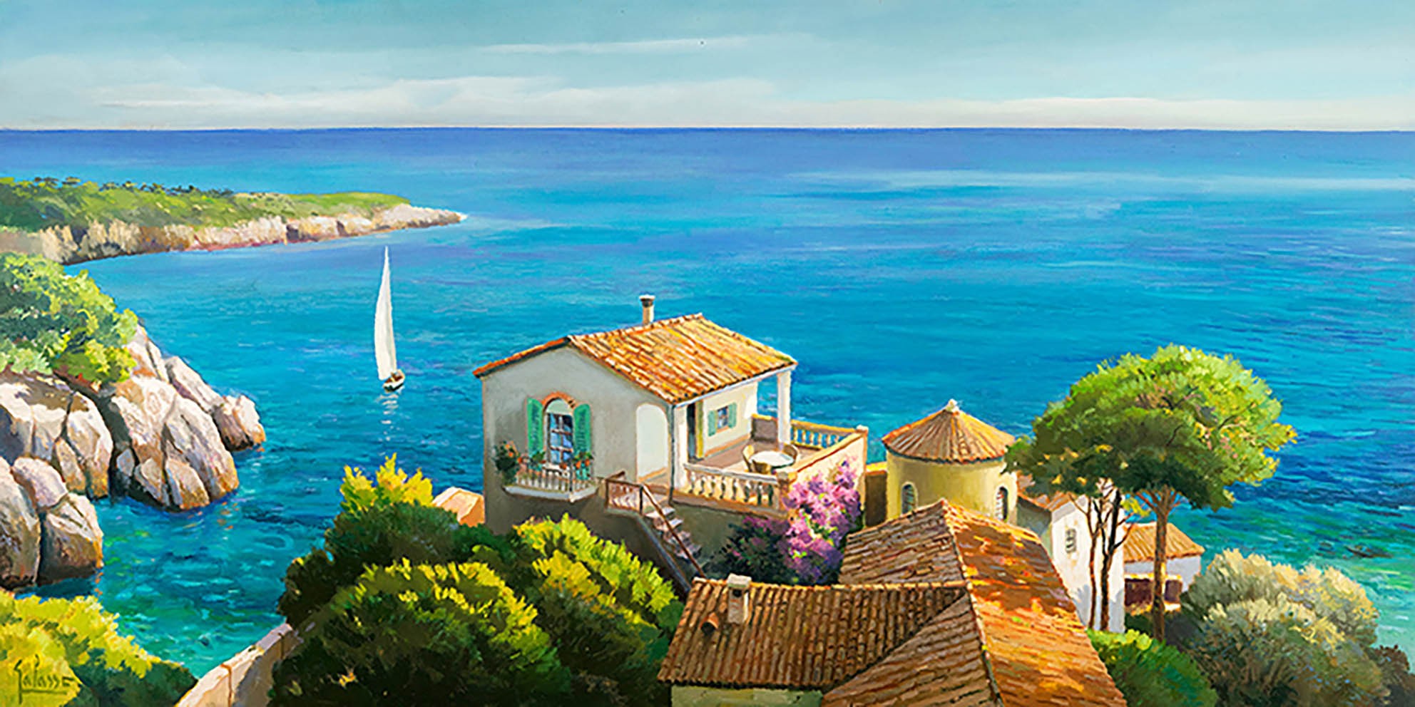 Villa en el Mediterráneo