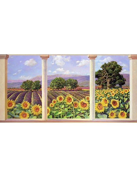 Ventana a los girasoles